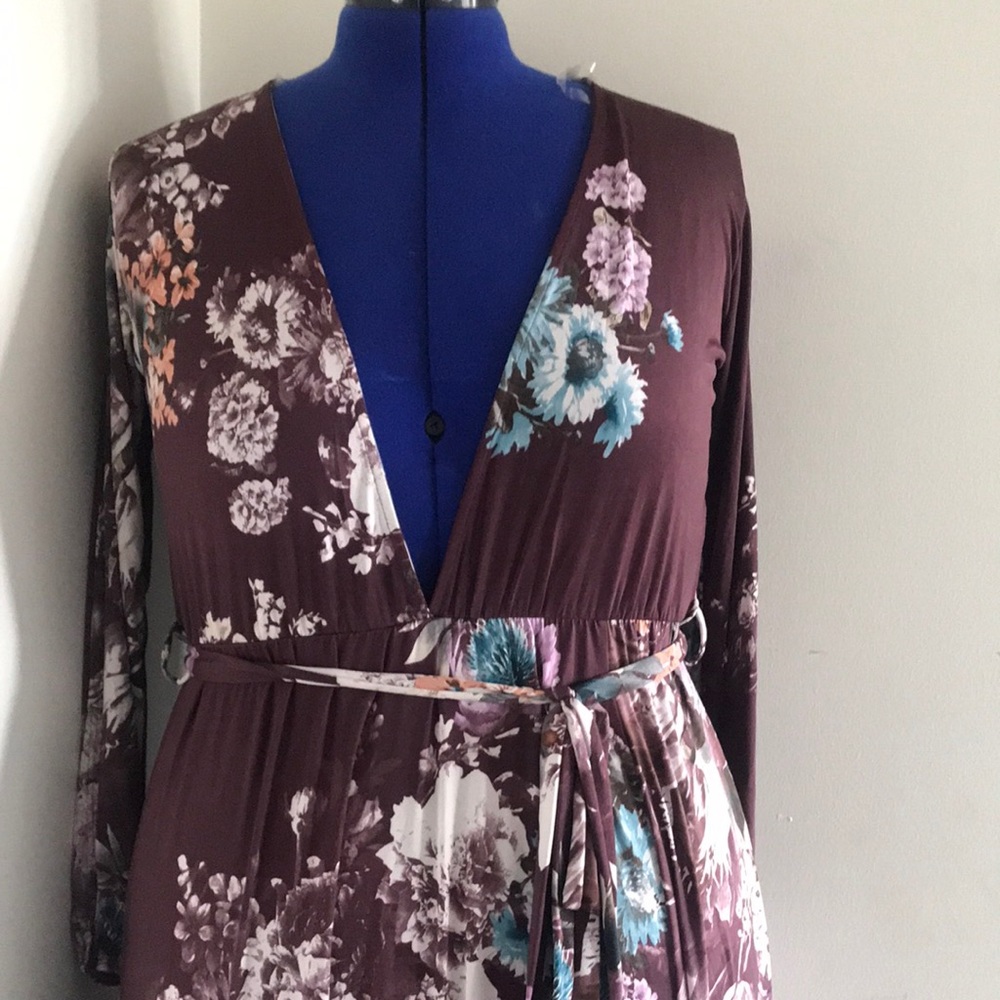 Long sleeve maxi dress
